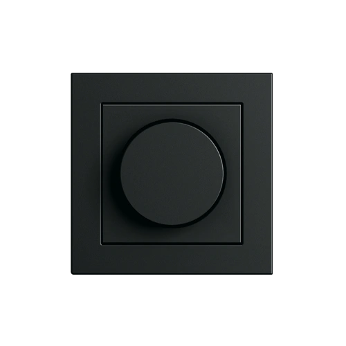 Schwarz Matt Türgriff Und Lichtschalter Im Raum Stockbild - Bild
