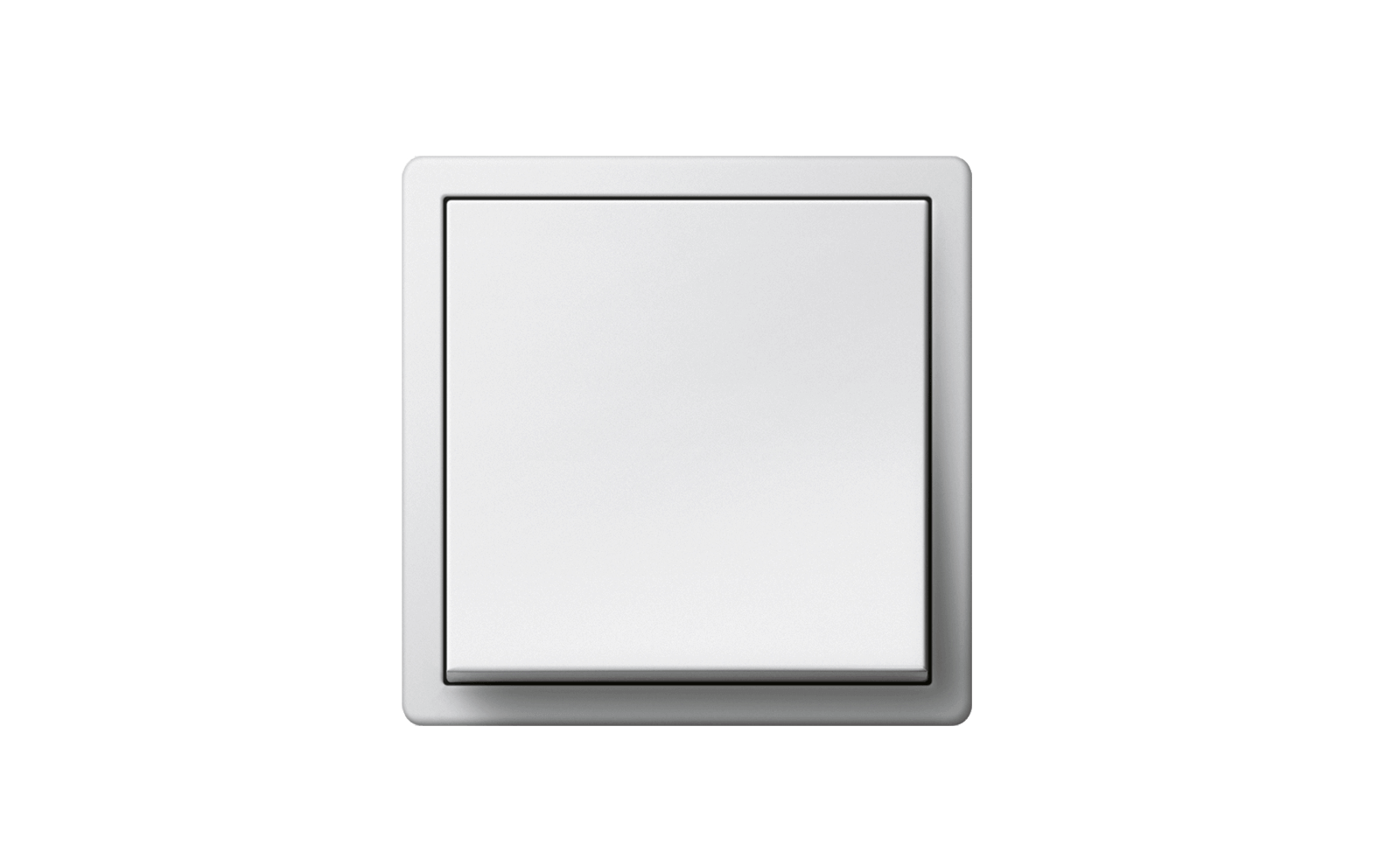 A design classic since 1966: Gira F100 switches in pure white glossy, compatible with the Gira IP flush-mounted radio and other Smart Home solutions.