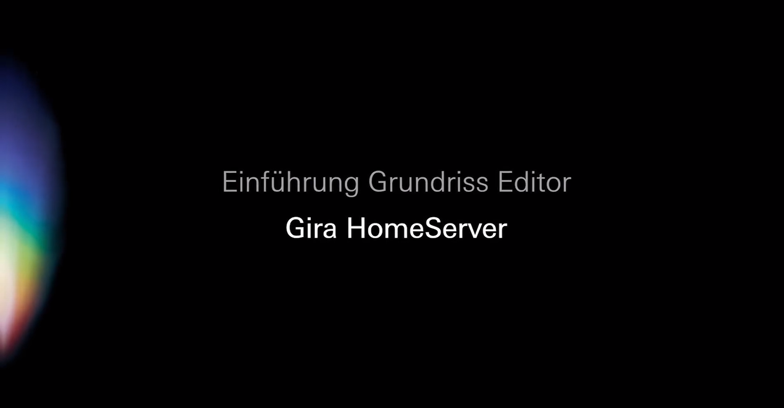 Gira HomeServer Grundriss Editor 