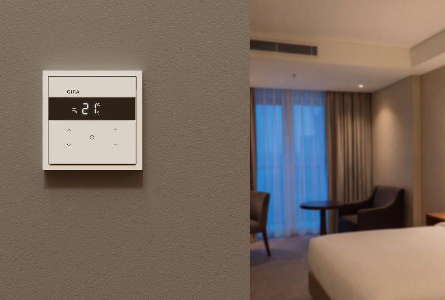 Sensor de climatización Gira HLK para KNX