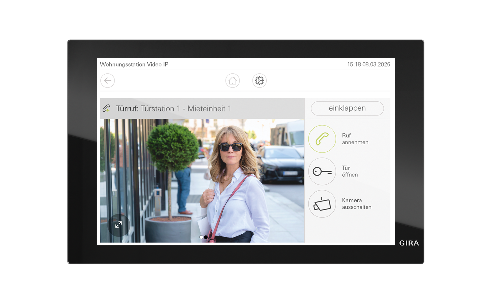 Intercomunicador interior de video IP de Gira