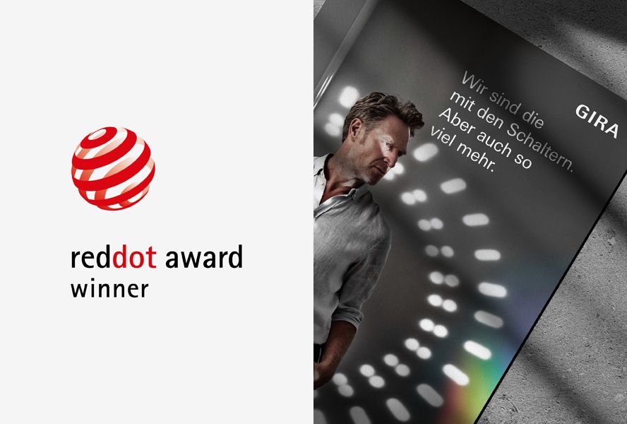Gira gewinnt Red Dot Award für Best Smart Building Brand 
