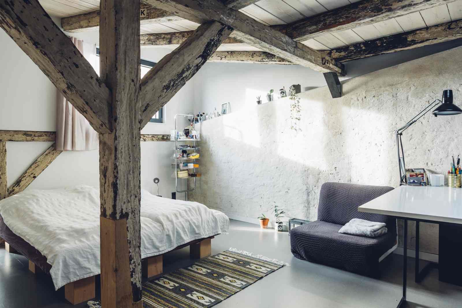 Berührungspunkte Wohnhaus Lübeck Schlafzimmer