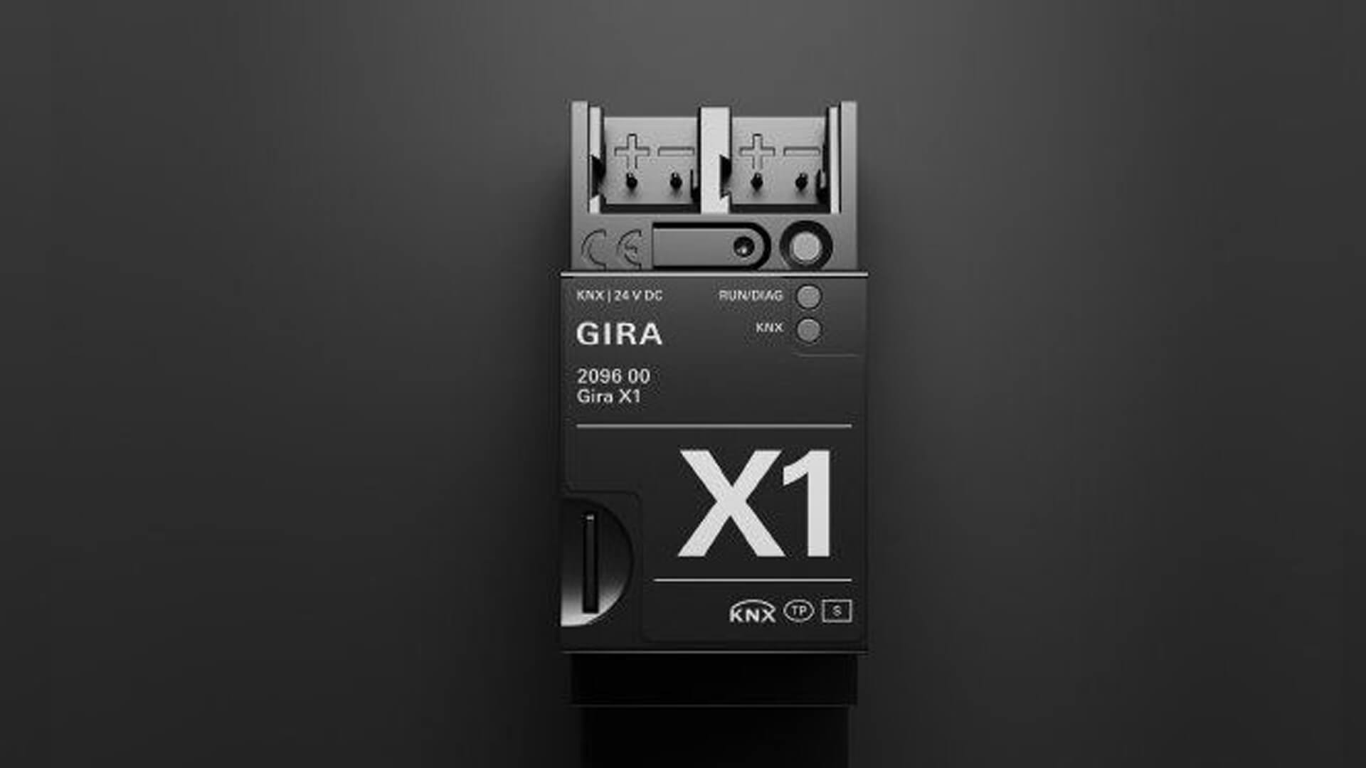 Der kompakte Server Gira X1 - speziell für Einfamilienhäuser mit KNX-Technik - macht aus Ihrem Zuhause ein Smart Home.