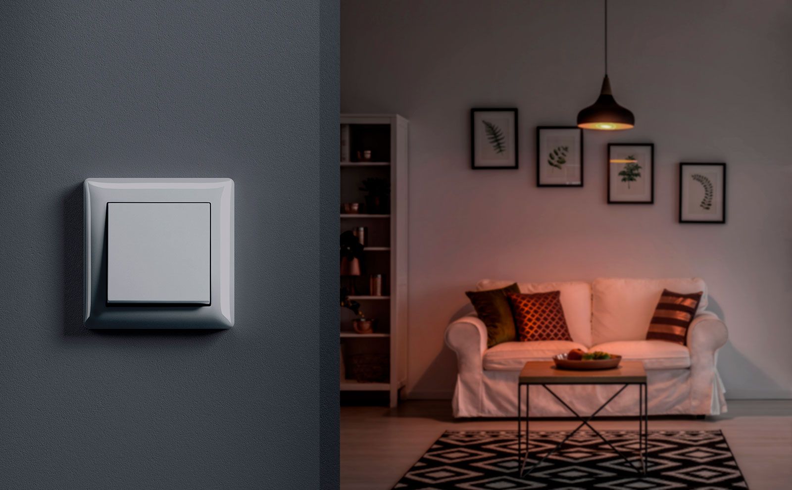 Modern and unique switches for your home: ✓ award-winning design ✓ wide range of colours & materials ✓ dimming function.
