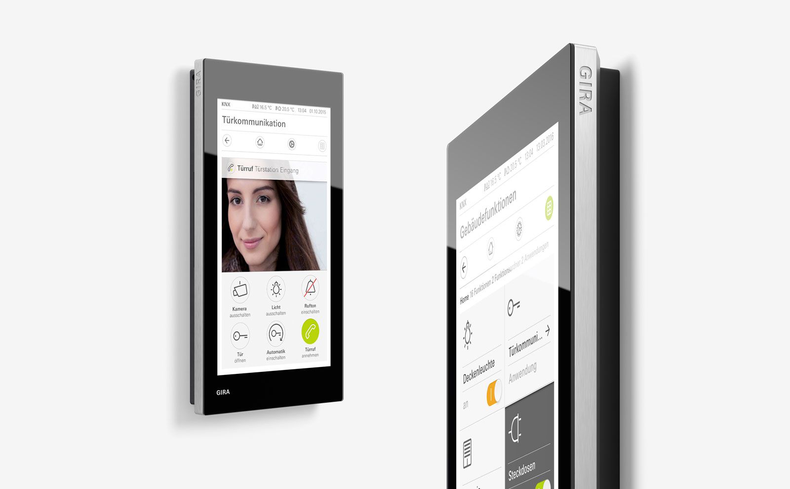 Gira G1 Smart Home Türsprechanlage Glas Schwarz