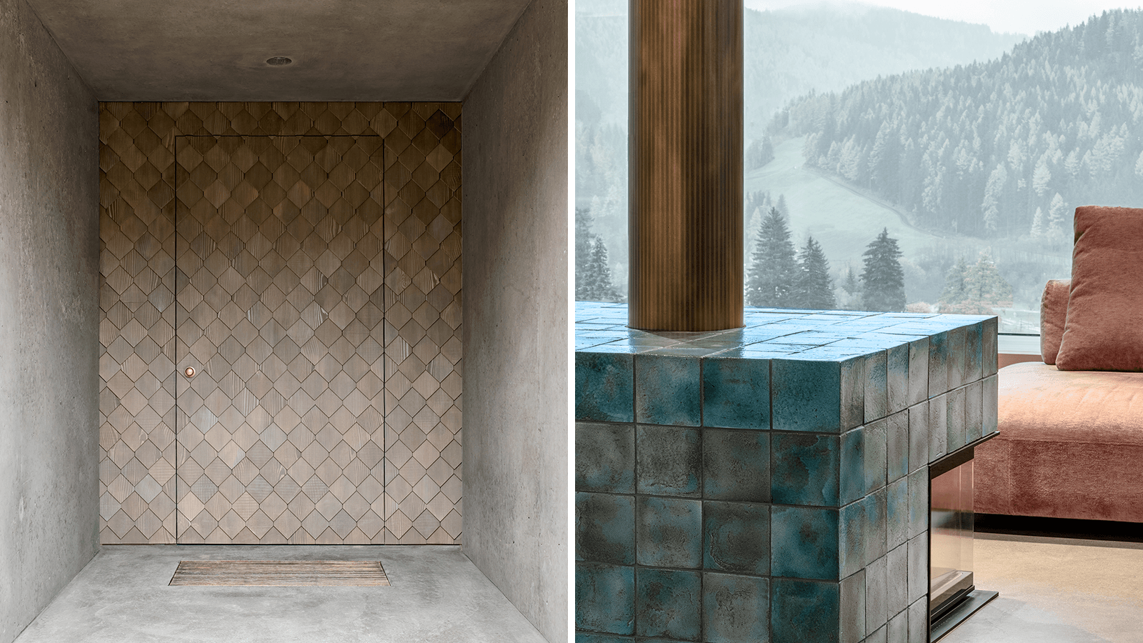 Alpine Tradition neu definiert: Von Holzschindeln im Eingangsbereich bis zum Kachelofen