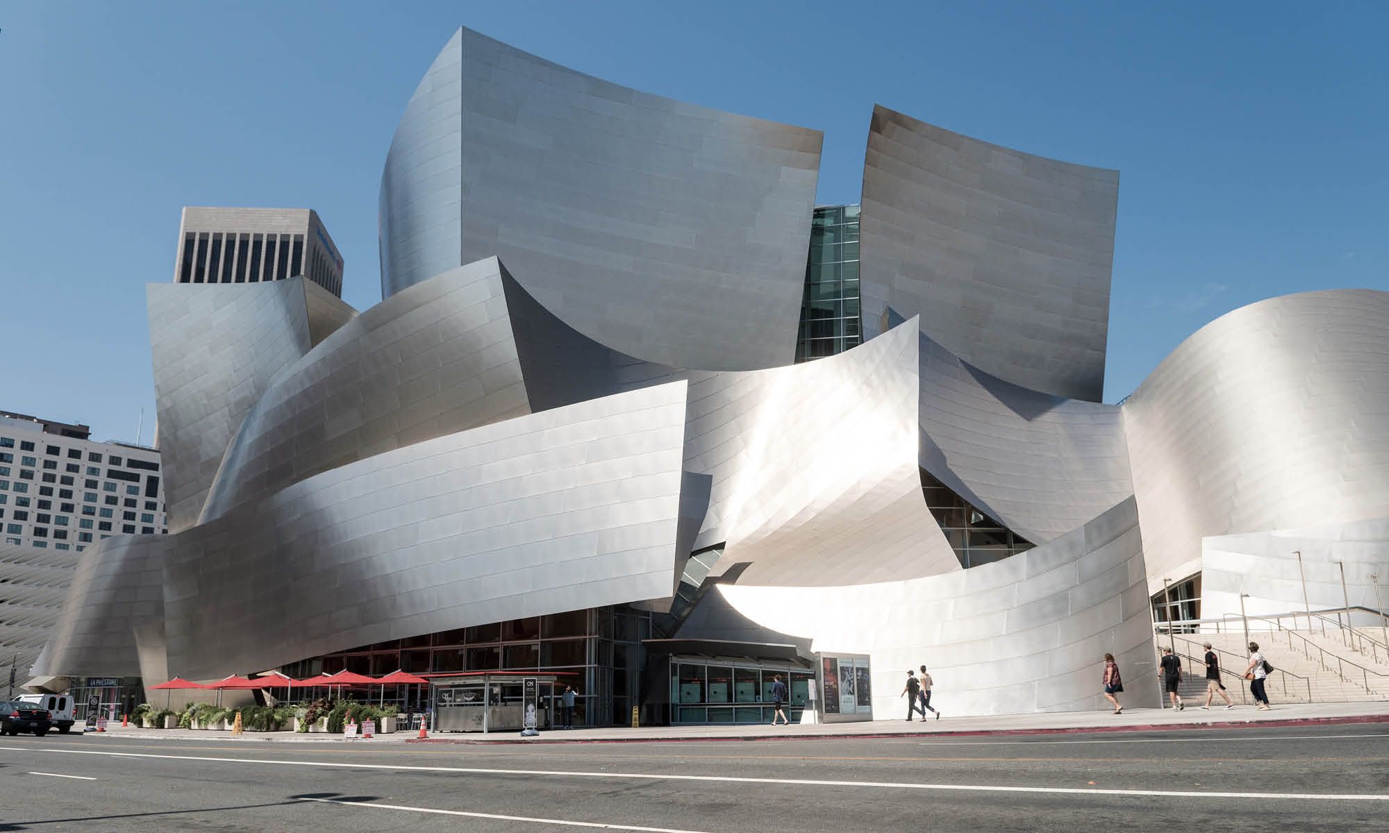 Architektur Epochen 20. Jahrhundert Dekonstruktivismus Walt Disney Konzerthalle