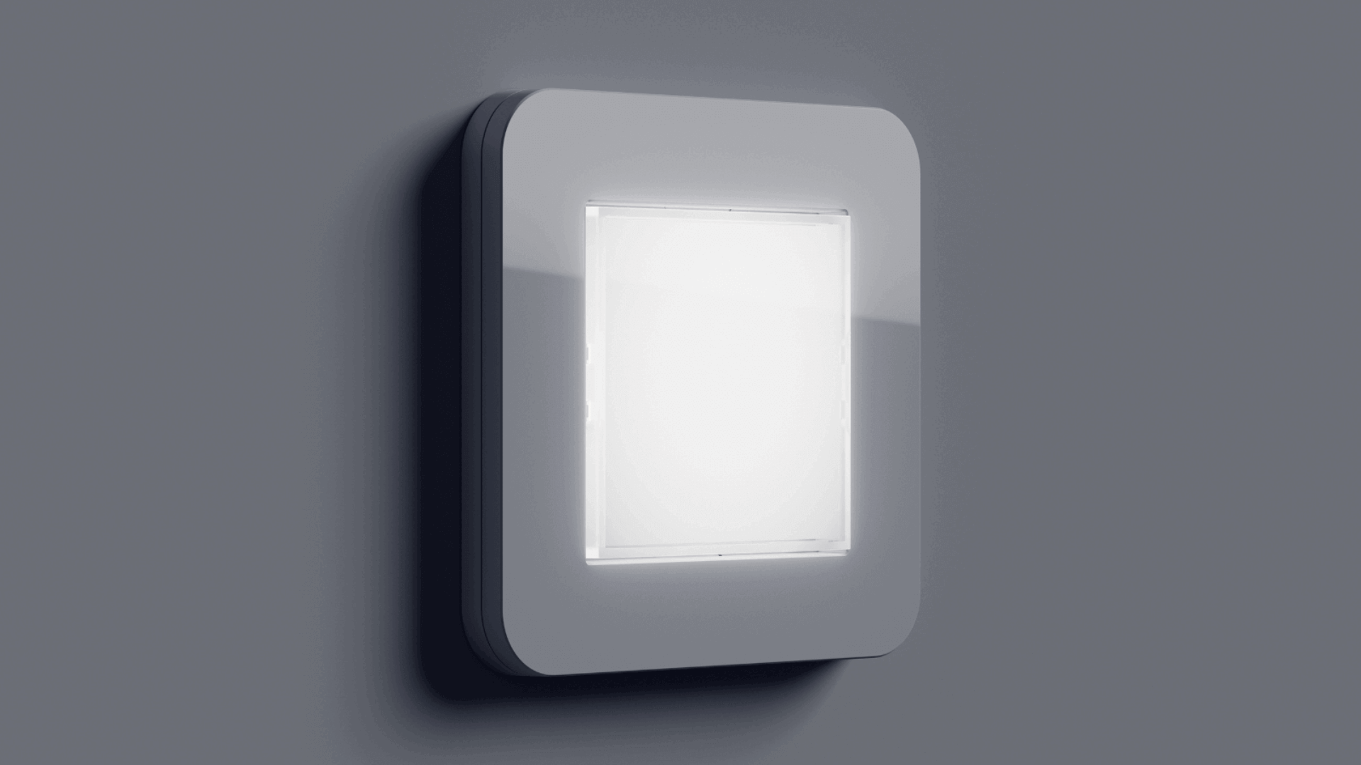 Nachts nie mehr nach dem Lichtschalter suchen: Die Gira LED-Orientierungsleuchte sorgt für Orientierung und Trittsicherheit im Dunkeln. Mehr zum Produkt ➦