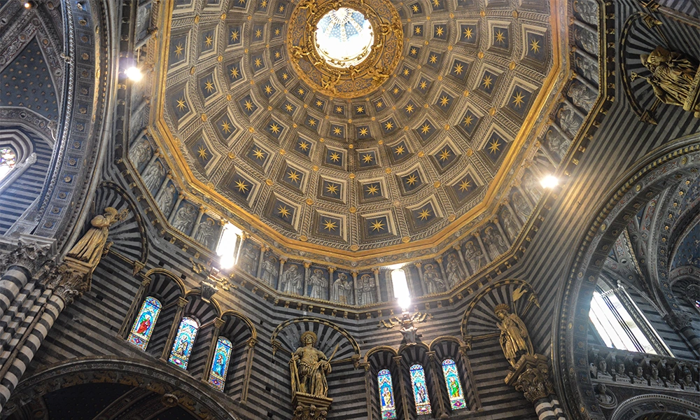 Romantik Architektur Gotik Kathedrale Siena Italien