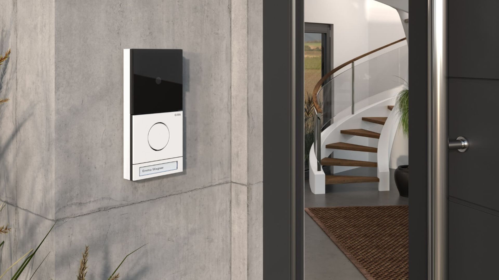 Gira System 106 is a smart modular door intercom: ✓ UV-resistant ✓ water-proof ✓ elegant design.