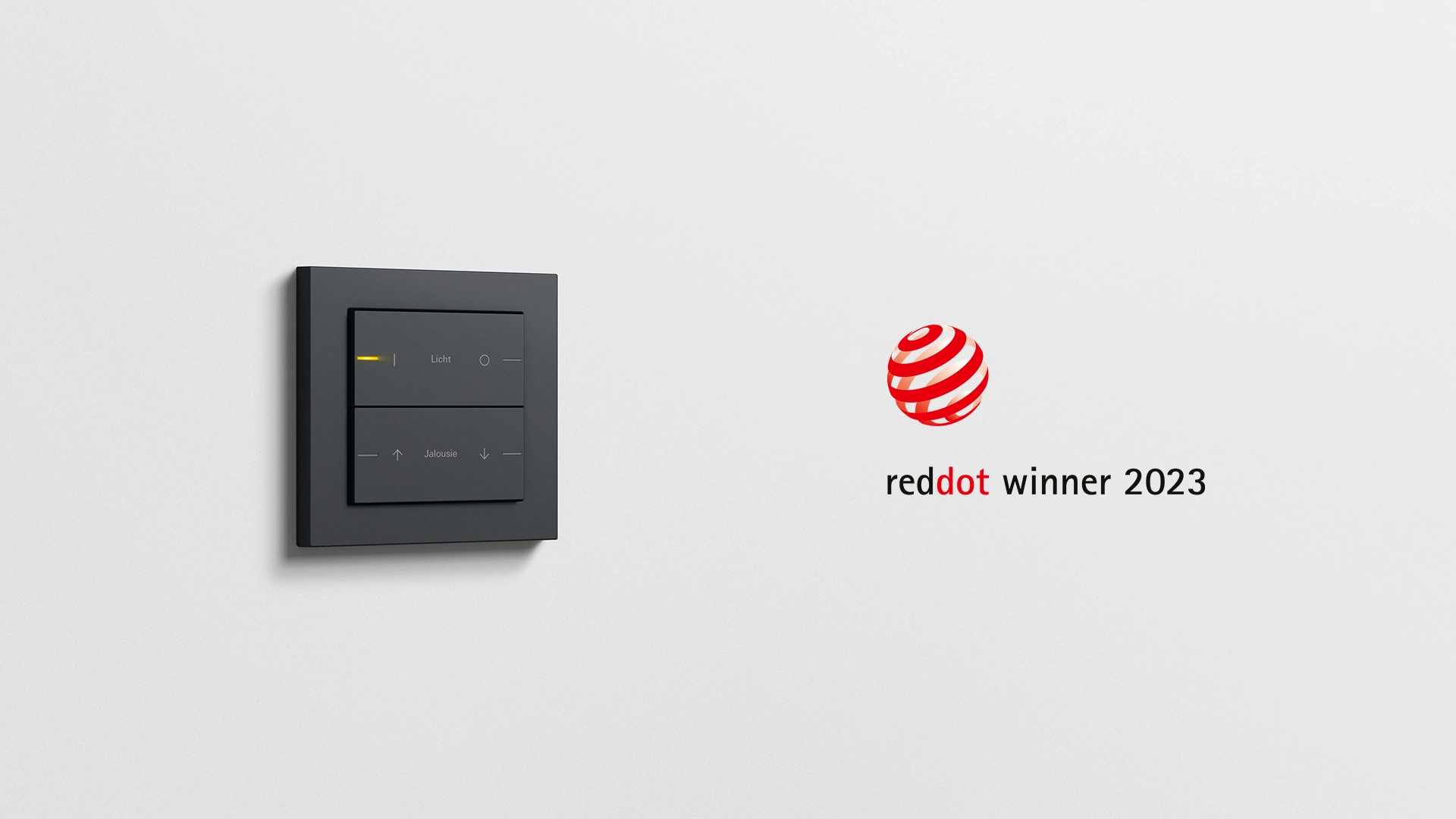 Red Dot Award: Gira push button sensor 4 System 55 , B2C website header