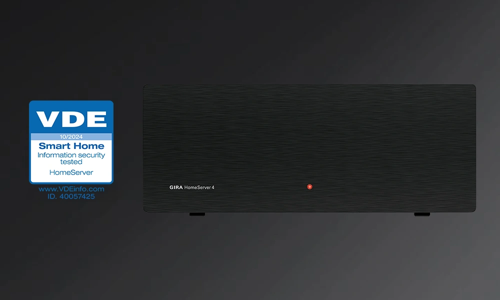 Gira Homeserver VDE Certificate 2024