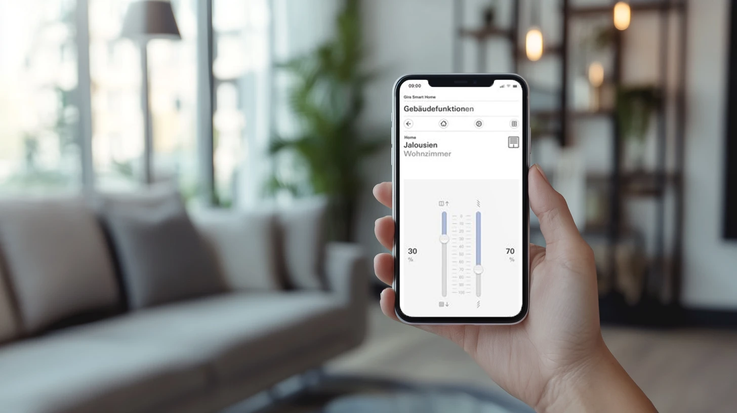 Gira Smart Home App Jalousiesteuerung