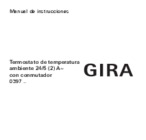 Termostato de temperatura ambiente 24 V con conmutador