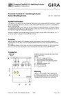 Powernet switching actuator, 2-gang, 16A DRA