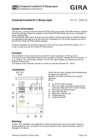 Powernet binary input, 4-gang, 24 V DRA