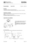 IR pulse button insert