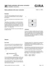 Radio control button with sensor evaluation