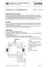 Control unit, 1 – 10 V