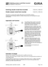 Switching actuator module, 1-gang, blind actuator module, 1-gang