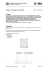 Switching actuator, 4-gang, 10 A, water-protected, surface-mounted