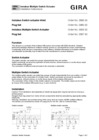 Multiple switching actuator, 3-phase, switching actuator, 4-gang, 6 A