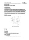 Blind control button with sensor evaluation, Blind control button