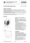 Powernet dimming actuator, 1-gang