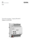 Dimming actuator, 4-gang Standard for KNX