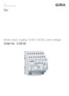 Binary input, 8-gang 12-48 V AC/DC, zero-voltage