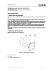 Embellecedor para mecanismo de regulación táctil / Embellecedor para mecanismo de conmutación táctil, System 2000