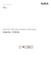 KNX RF USB data interface (USB stick)