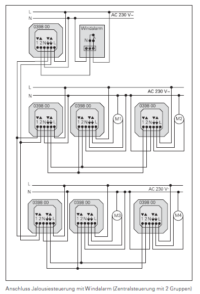 Schaltplan Rolladensteuerung - Wiring Diagram